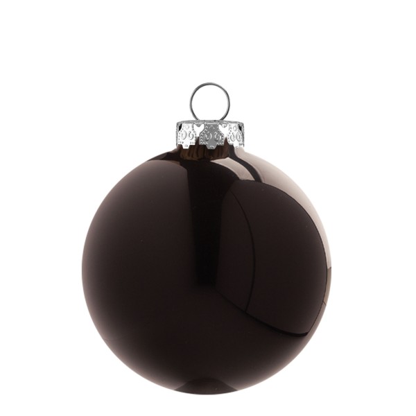 Thüringer Glasdesign Kugel schwarz glanz 9.5cm