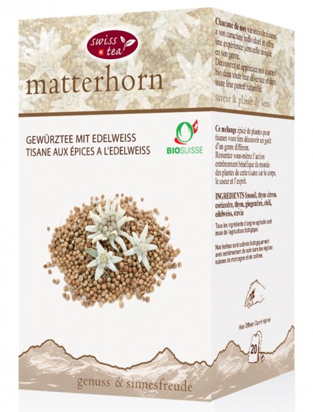 swiss tea 'Matterhorn' Gewürztee mit Edelweiss