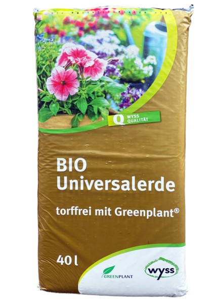Wyss BIO Universalerde mit Greenplant