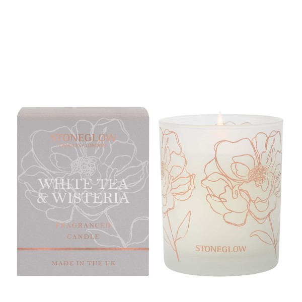 Duftkerze Day Flower 'White Tea & Wisteria'