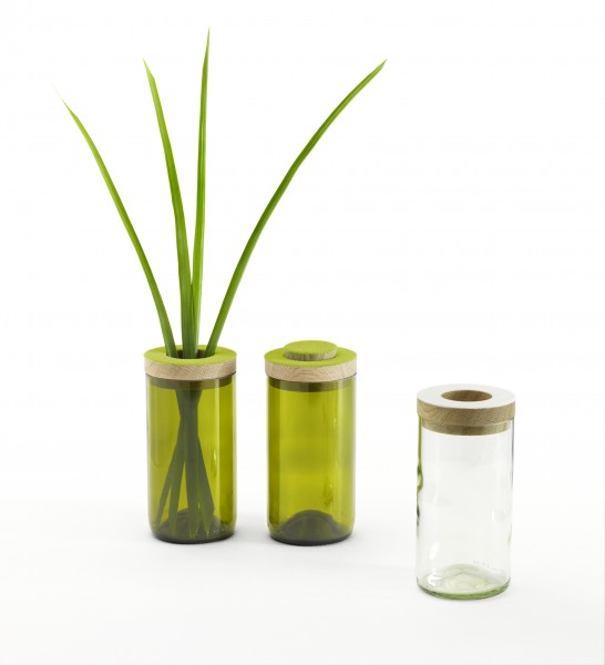 Vase & Dose, grün