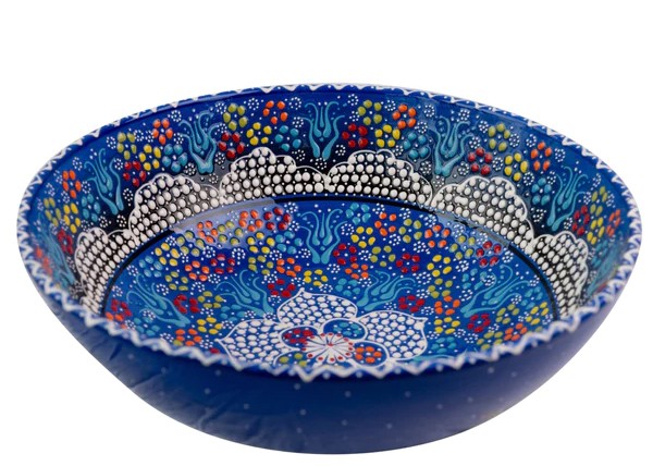 Keramikschale dunkelblau, 30 cm