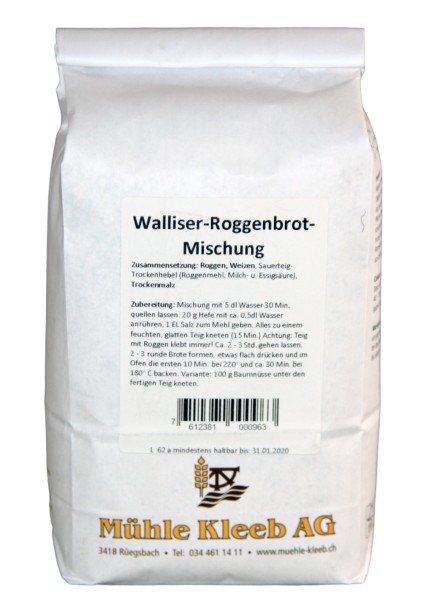 Walliser-Roggenbrot-Mischung