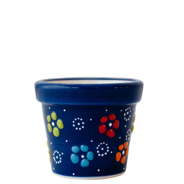 Keramiktopf Mini dunkelblau