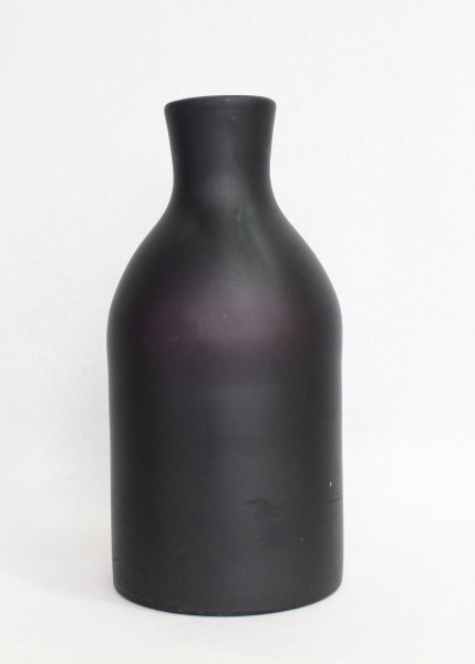 Vase Isfahan Glas breit schwarz